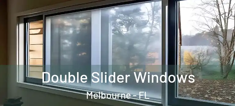 Double Slider Windows Melbourne - FL