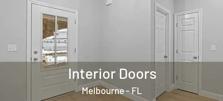 Interior Doors Melbourne - FL