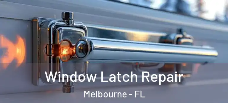 Window Latch Repair Melbourne - FL